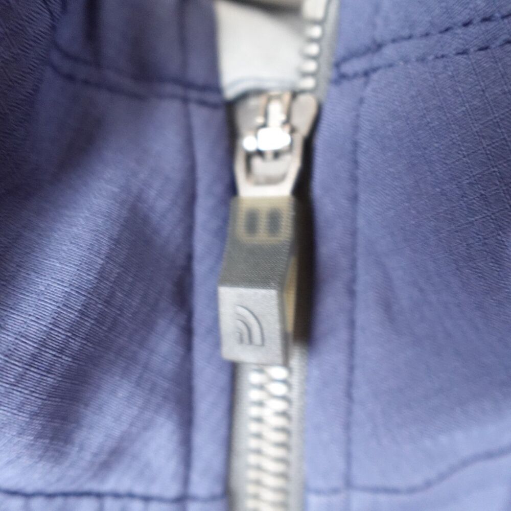 The North Face Jacket Mens M Blue Gray Color Block Full Zip Flash Dry Hiking - Picture 3 of 9